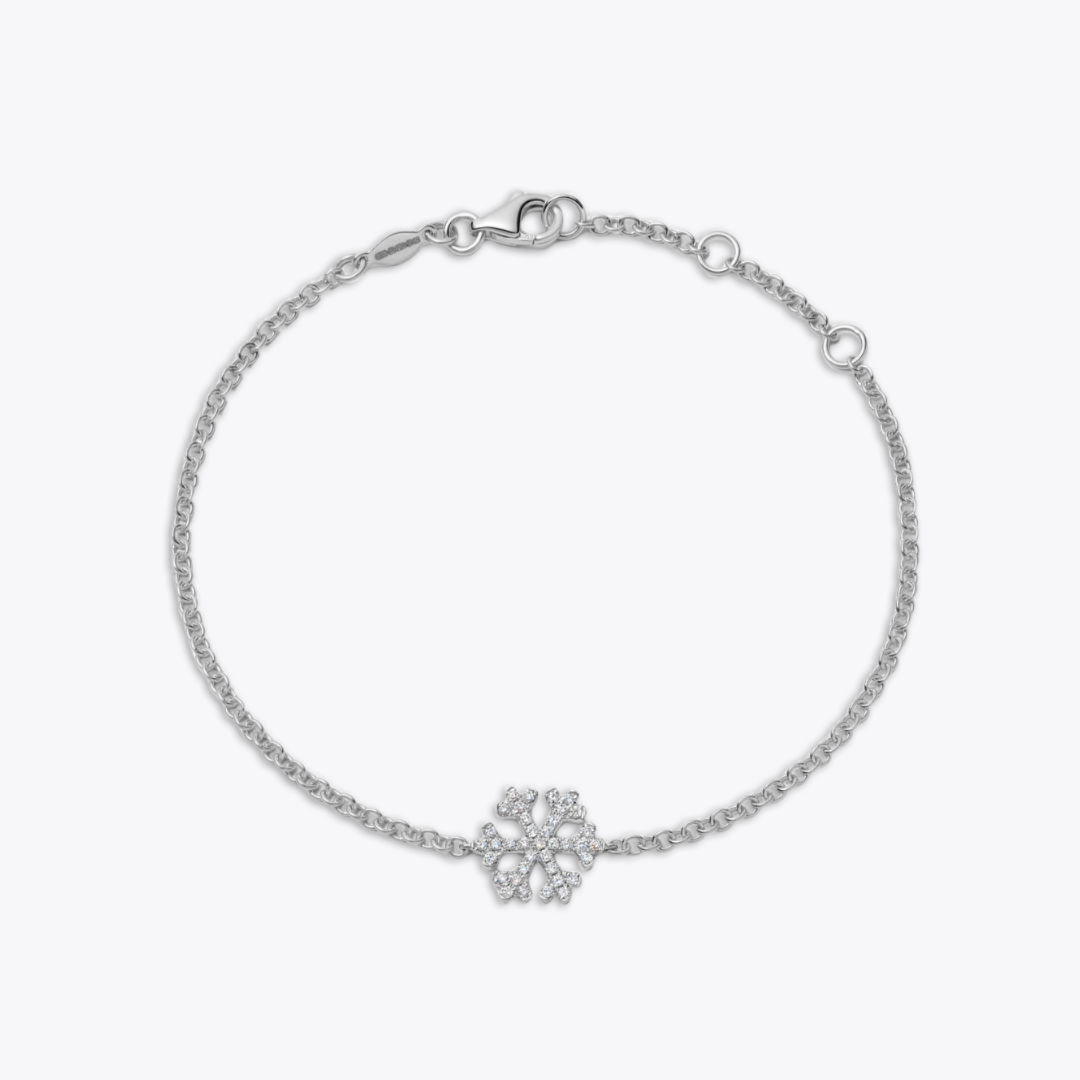 Snowflake Diamond Bracelet