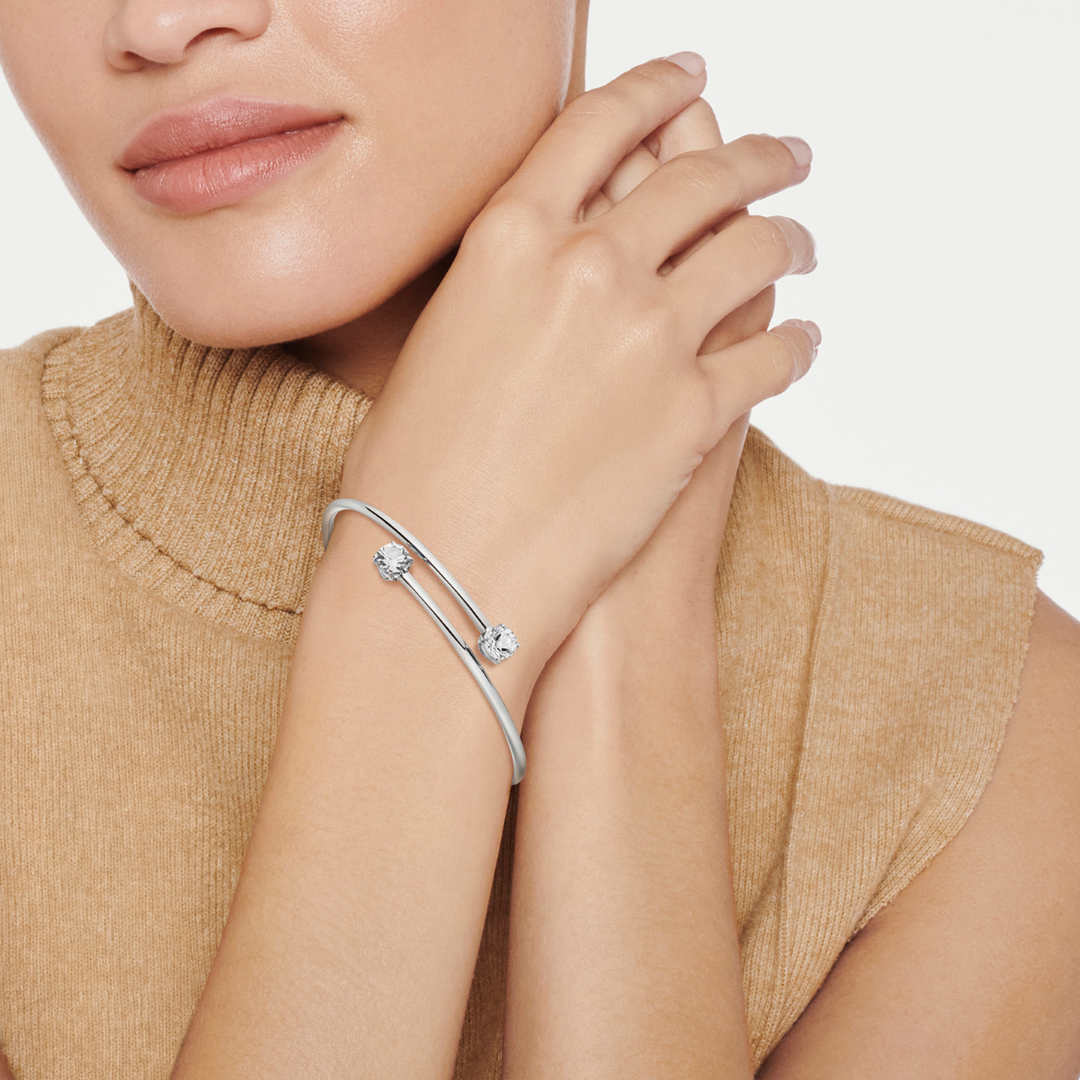 Kiki Classics White Topaz Bangle