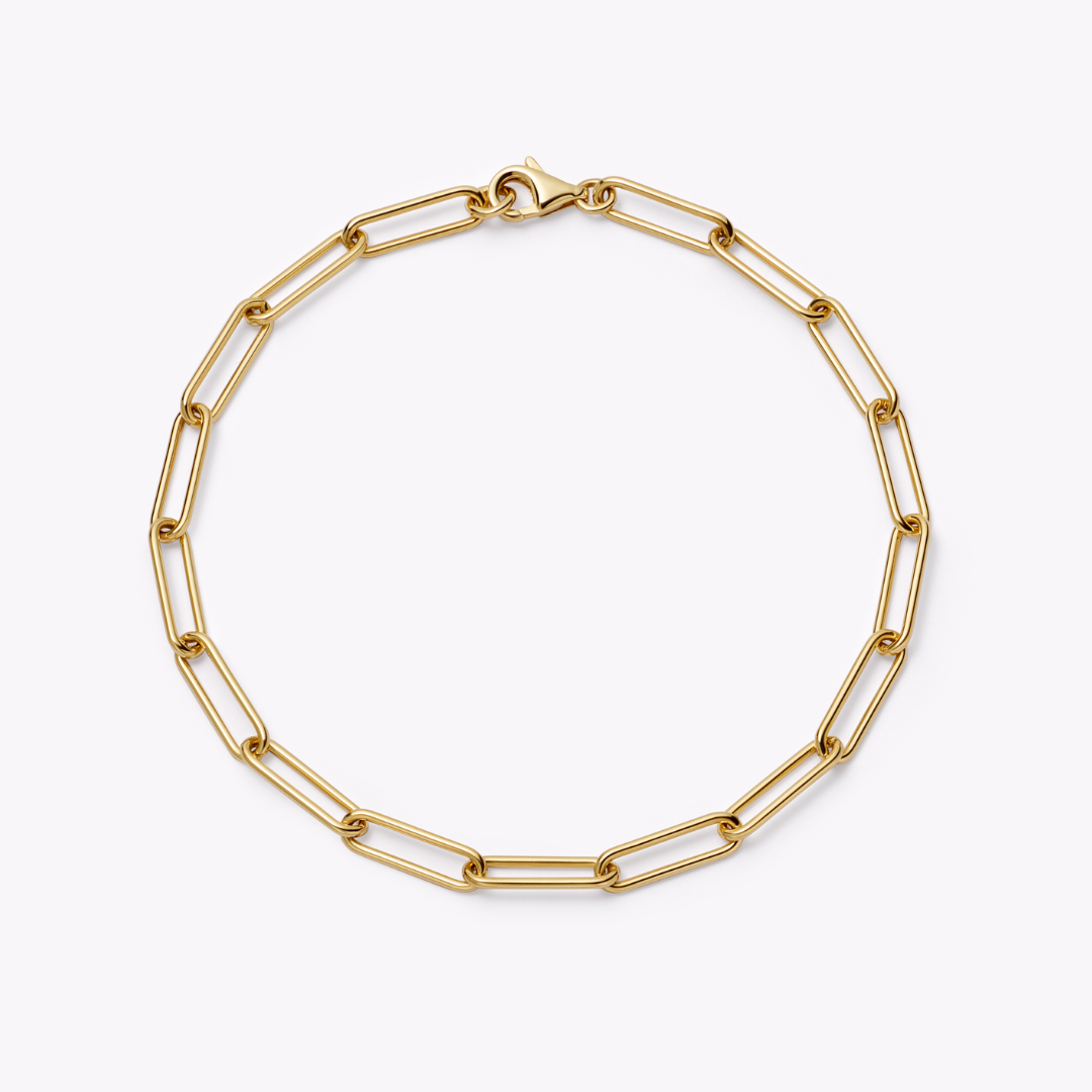 Everyday Gold Plain Chain Bracelet