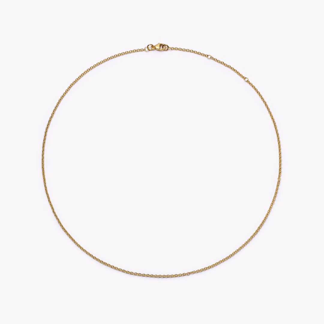 18ct Yellow Gold 18"/17"/16" Trace Chain