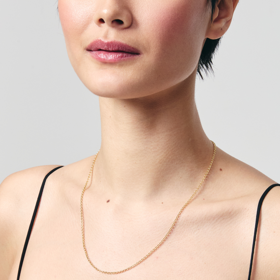 18ct Yellow Gold 20"/18" Baby Belcher Chain