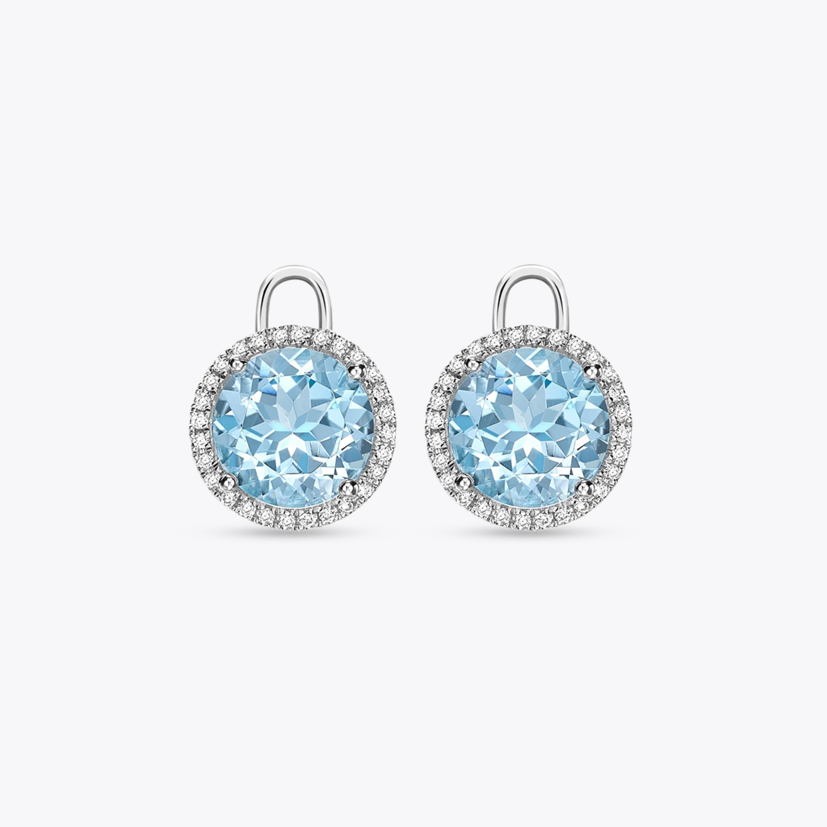 Grace Large Blue Topaz and Diamond Detachable Drops