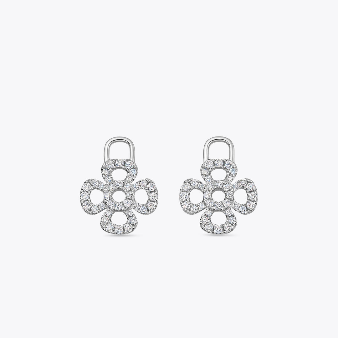 Four Petal Diamond Detachable Drops