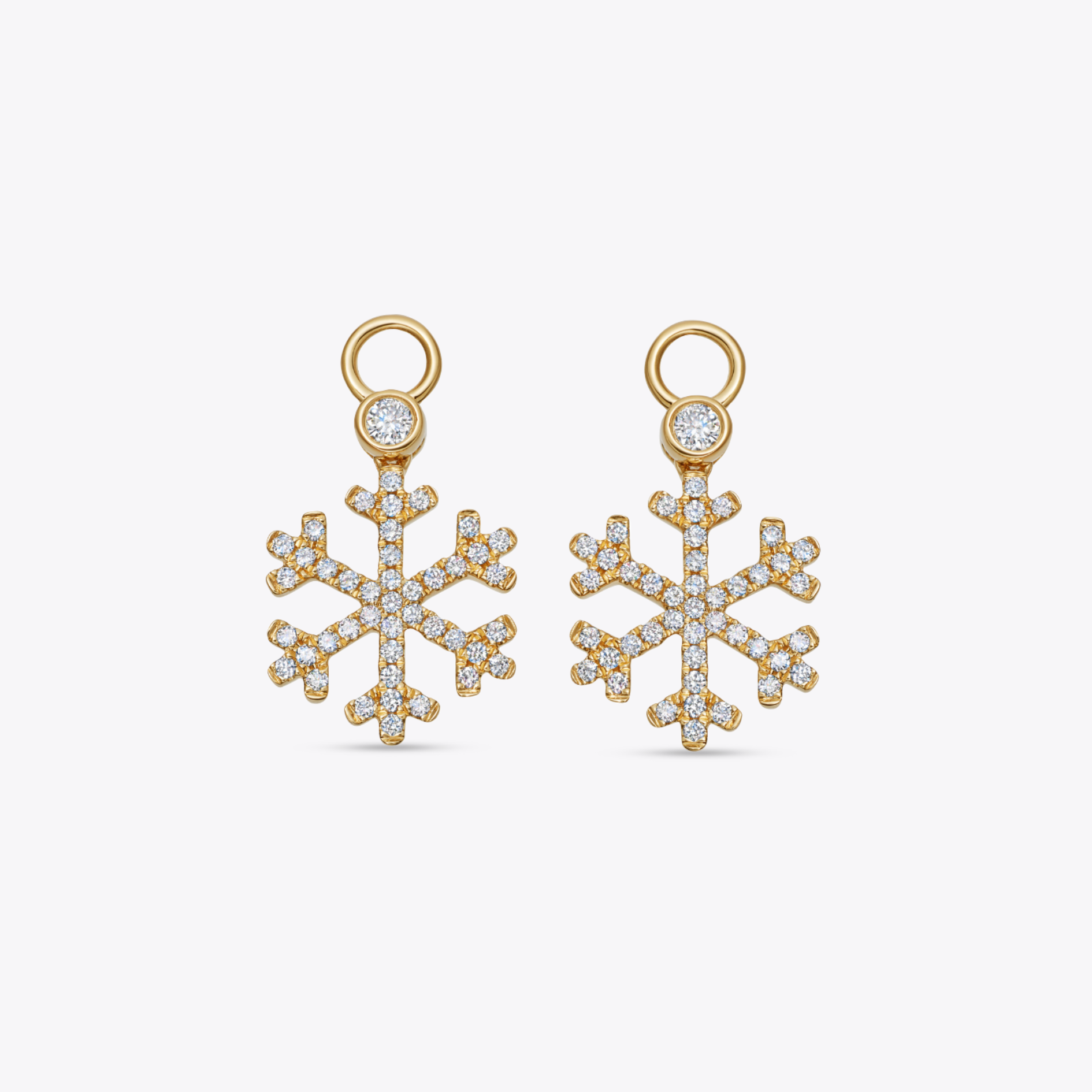 Snowflake Diamond Detachable Drops