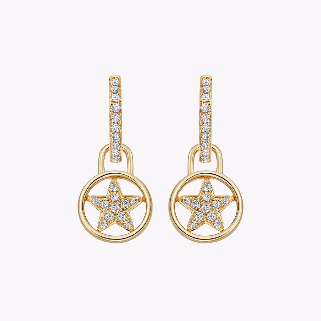 Fireworks Diamond Star Centre Detachable Drops
