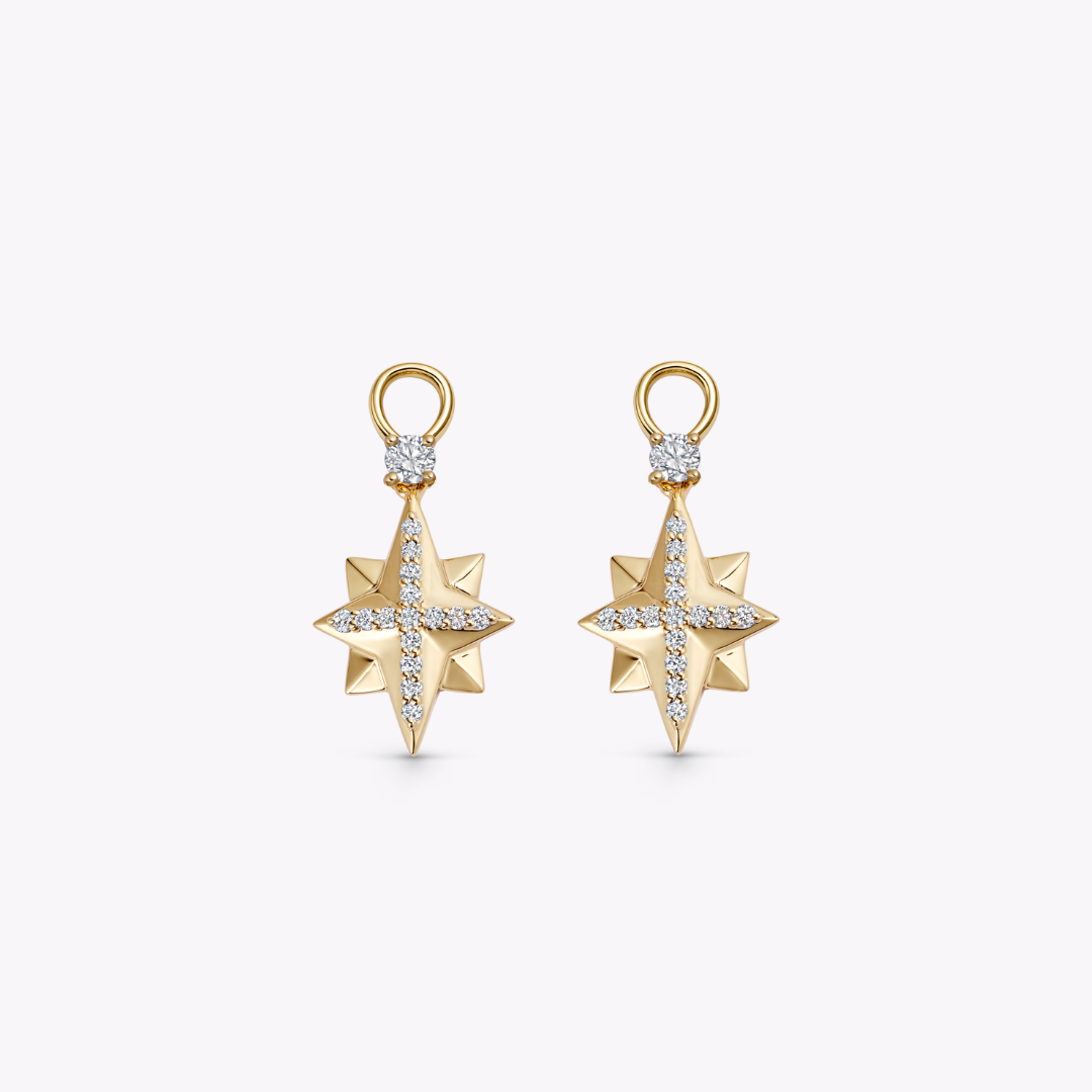 Diamond North Star Detachable Drops