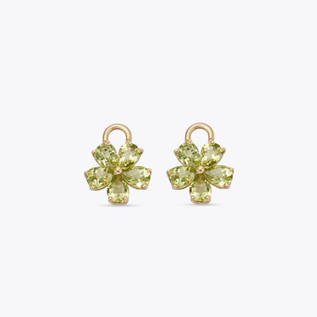 Petals Peridot Flower Detachable Drops