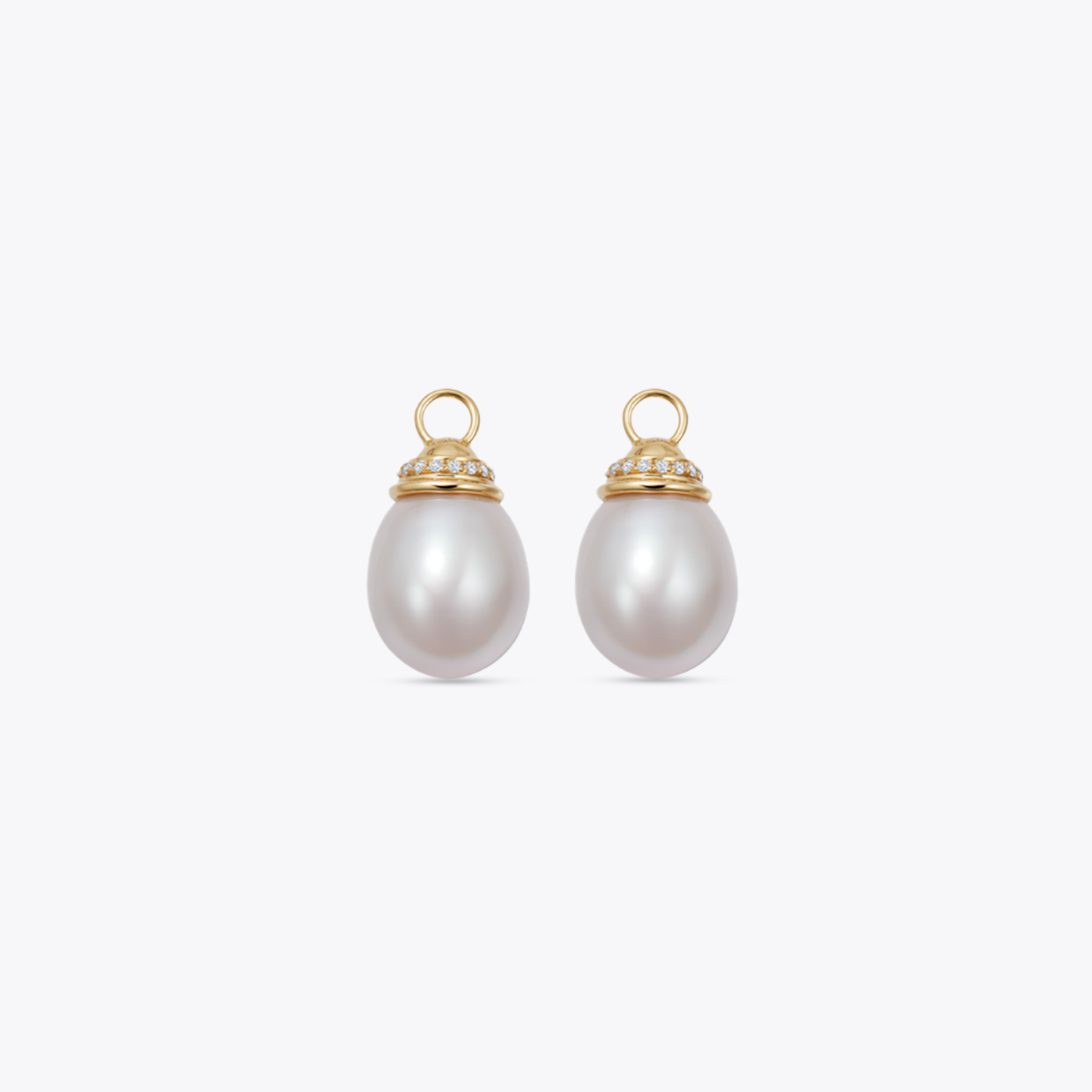 Pearl and Diamond Detail Detachable Drops