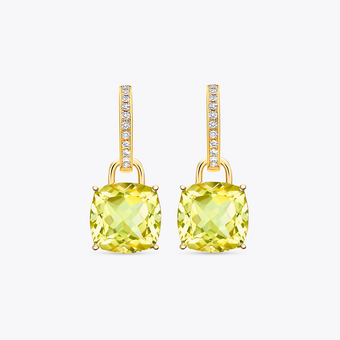 Pearl and Diamond Snowflake Cap Earrings