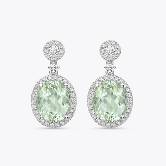 Kiki Classics Pearl and Diamond Detachable Earrings