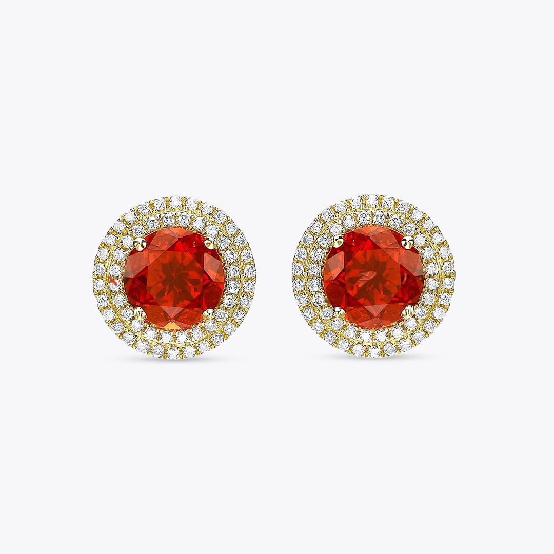 Pearl and Diamond Clover Earrings