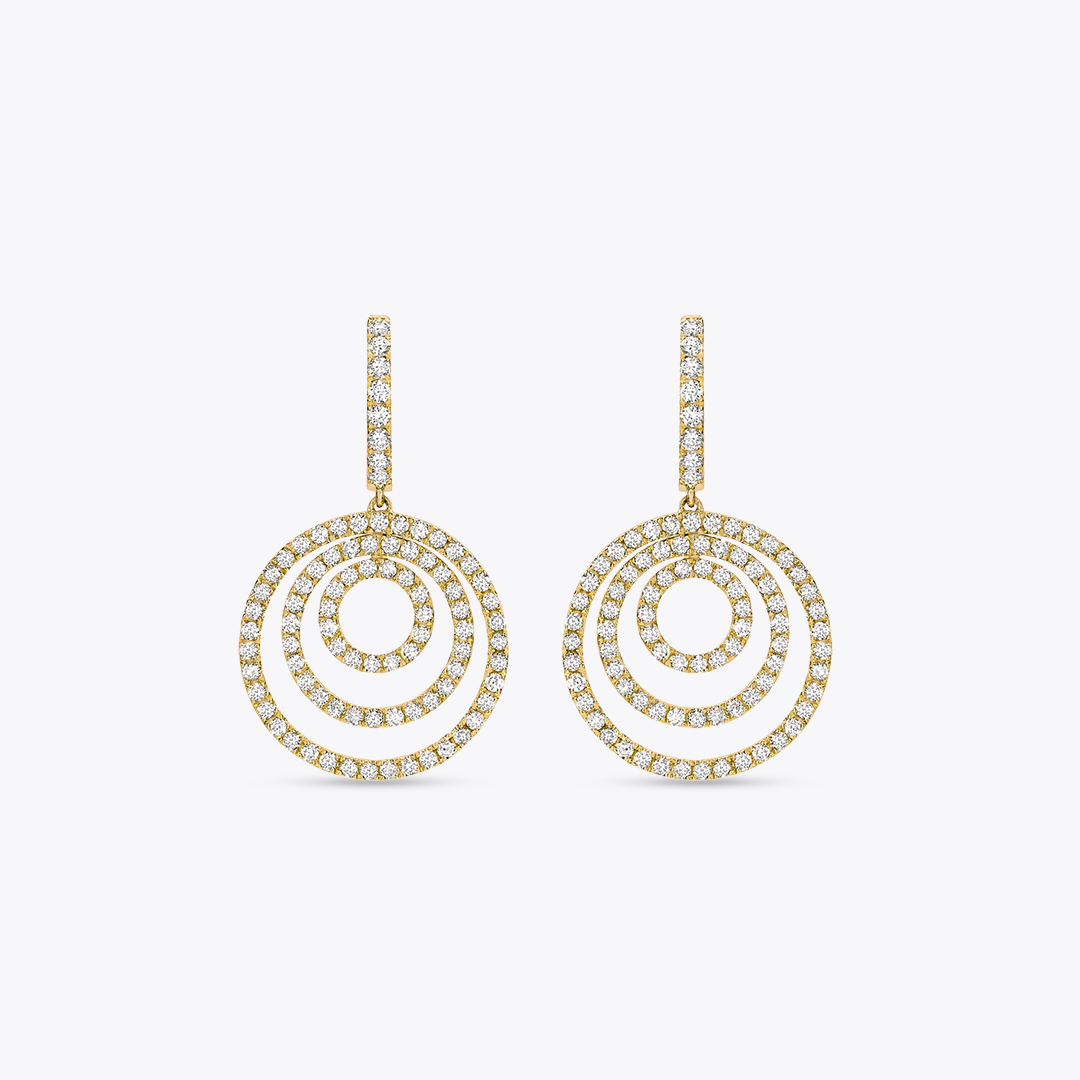 'Kiki Diamonds' Lola Mini Triple Hoop Earrings