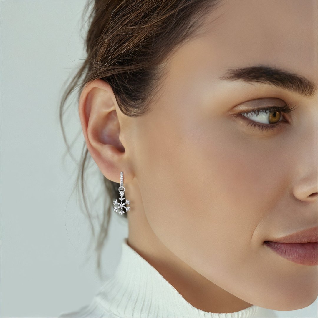 Snowflake Diamond Detachable Drops