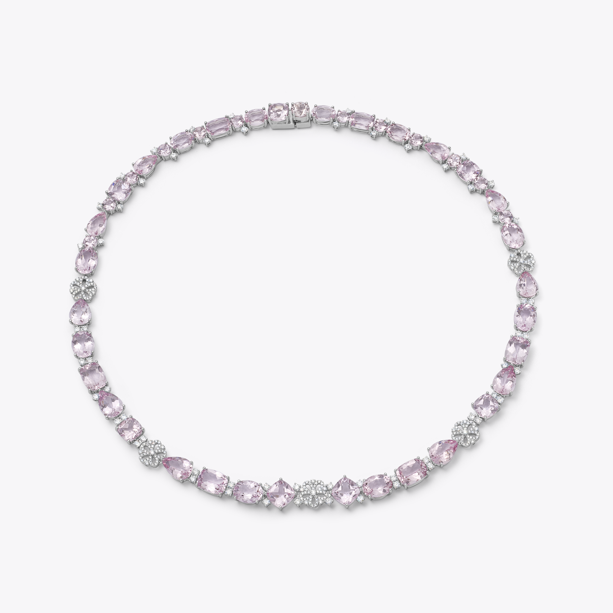 Special Editions Morganite and Diamond Collar Necklace