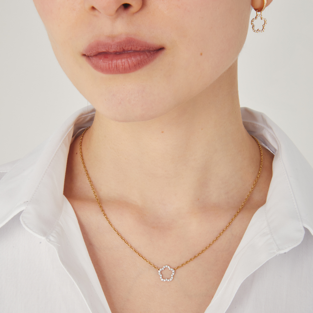 Eden Flower Diamond Necklace