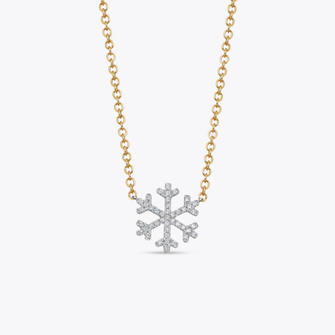 Snowflake Diamond Necklace