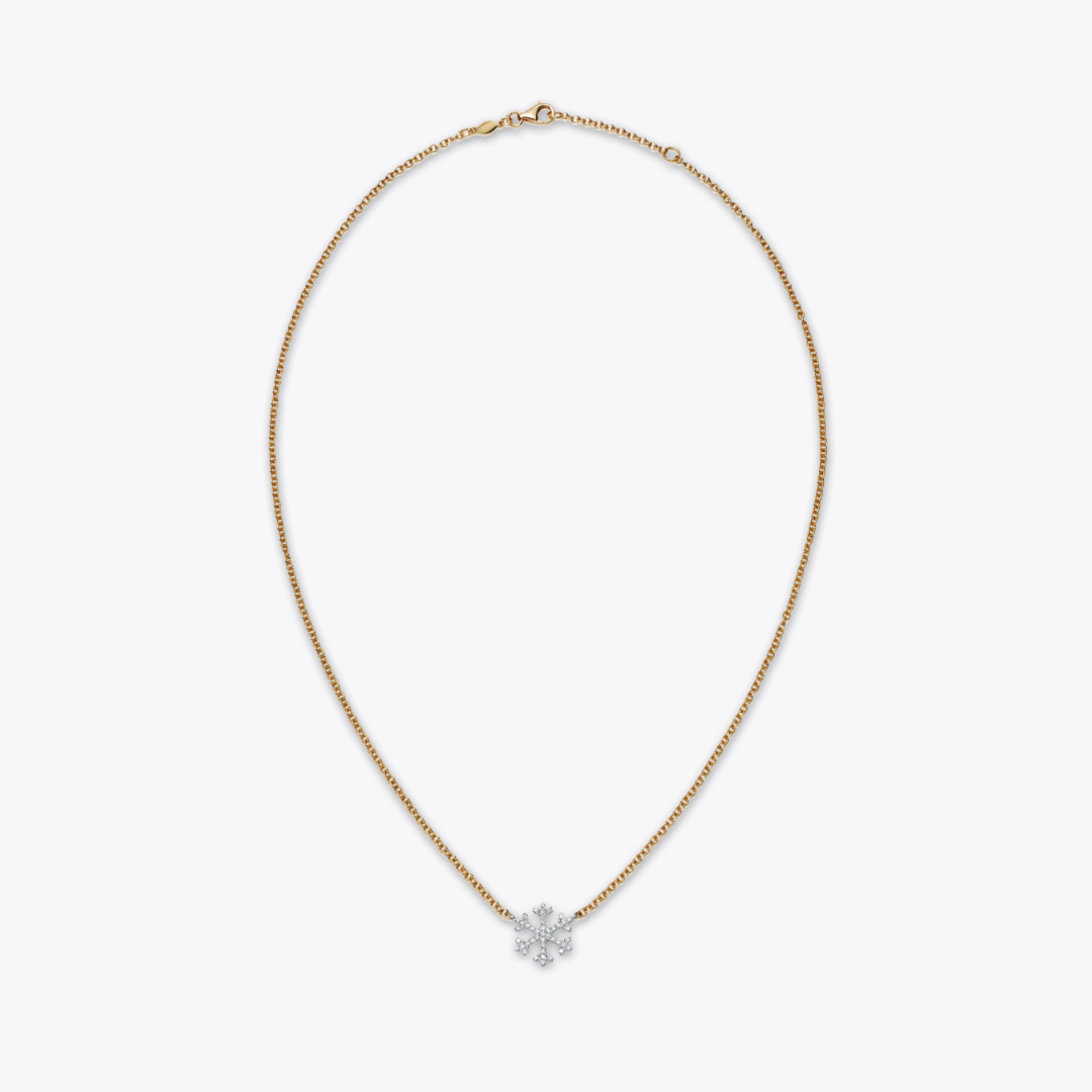 Snowflake Diamond Necklace