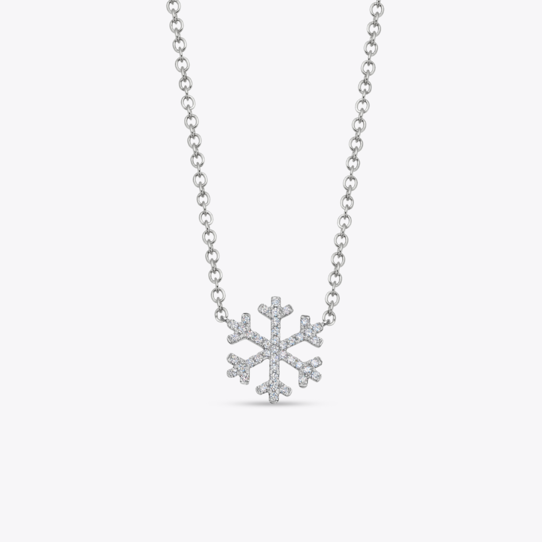 Snowflake Diamond Necklace