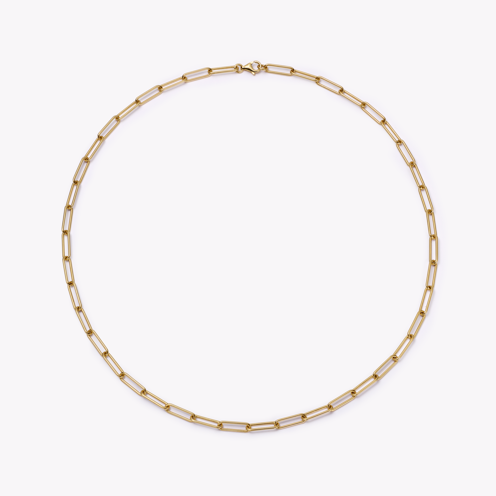Everyday Gold Plain Chain Necklace