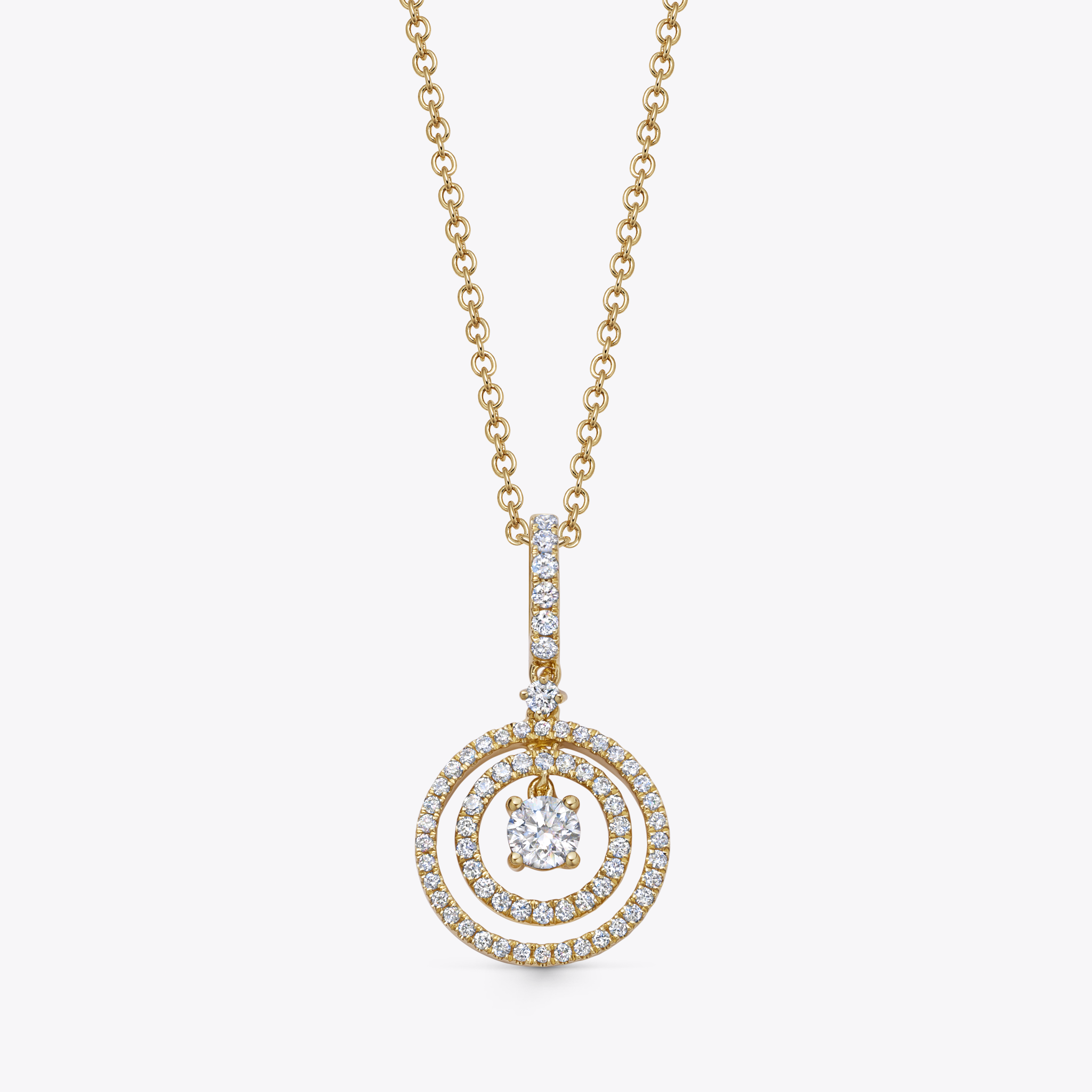 Birthstones April Diamond Pendant