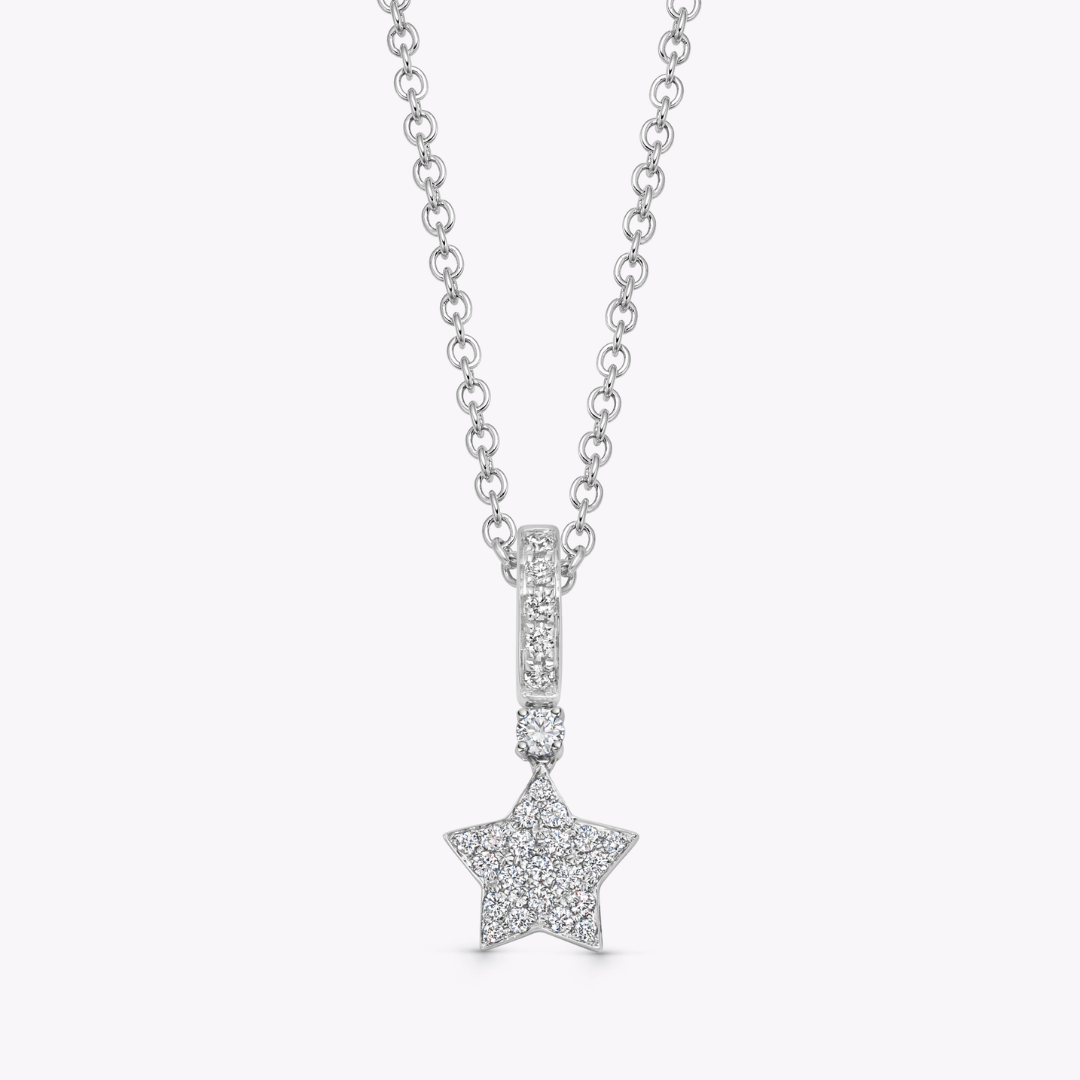 Detachable Diamond Star Pendant