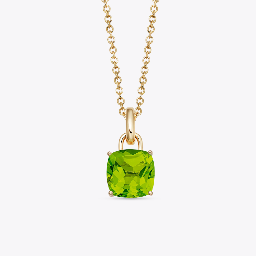 Kiki Cushion Peridot Pendant