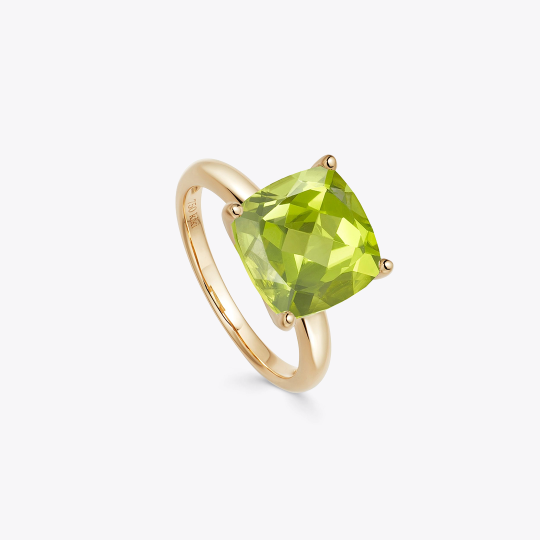 Kiki Cushion Peridot Ring