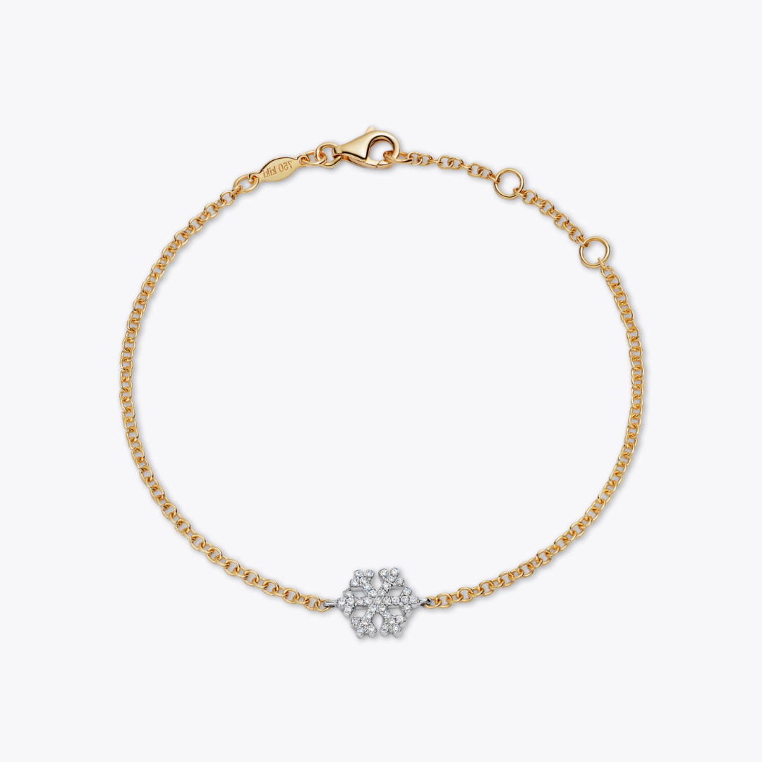 Snowflake Diamond Bracelet