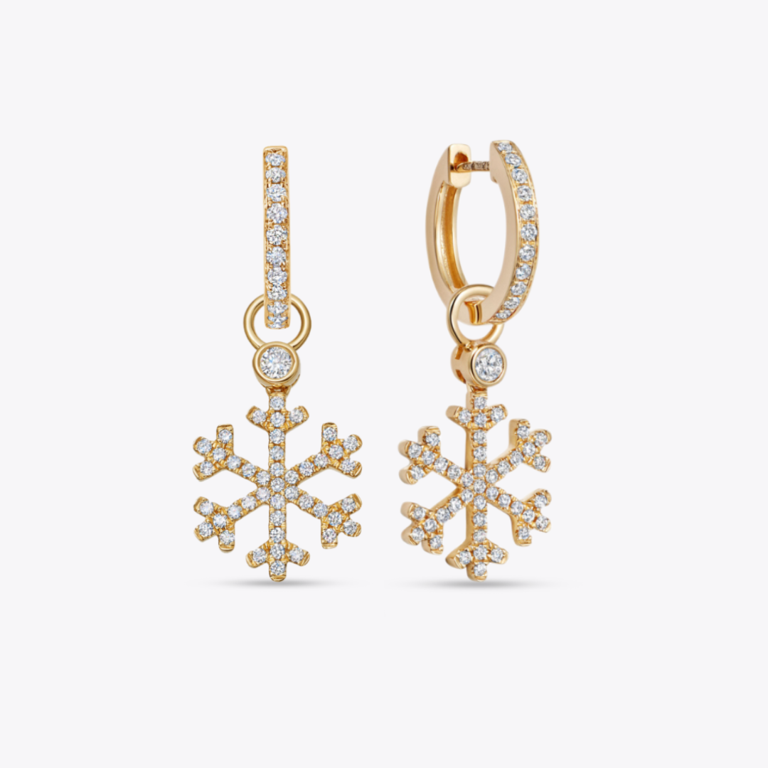 Snowflake Diamond Detachable Drops