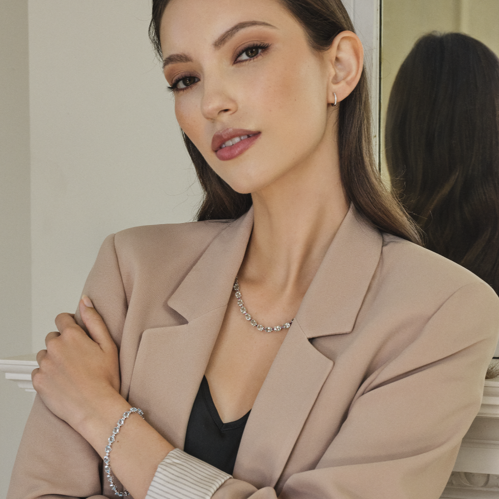 Signatures Green Amethyst and Pink Tourmaline Necklace