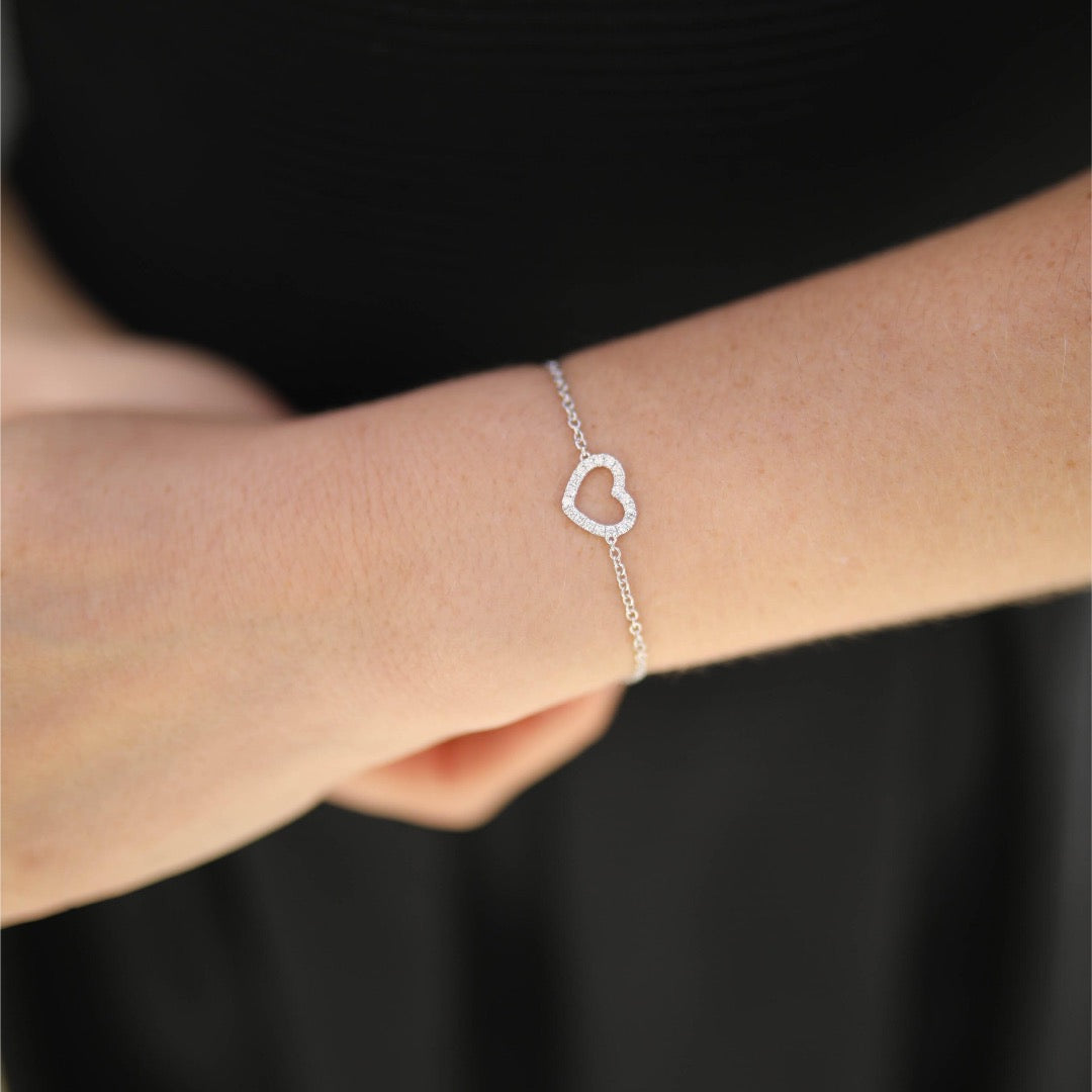 Eden Heart Diamond Bracelet