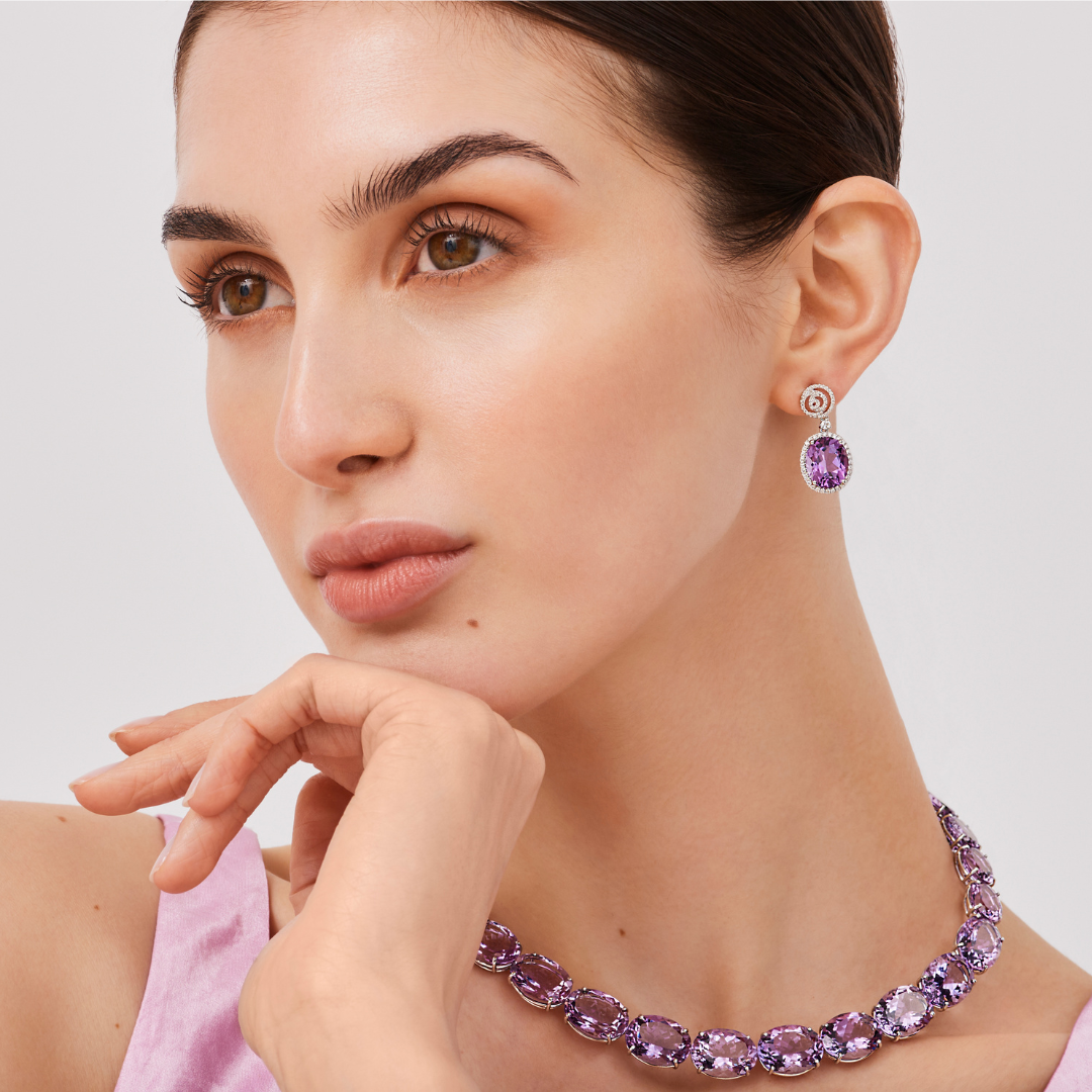 Signatures Lavender Amethyst Oval Necklace