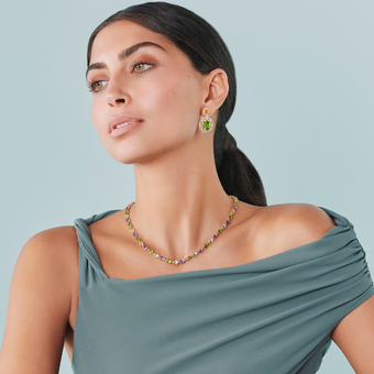 Special Editions Amethyst, Lemon Quartz and Peridot Necklace