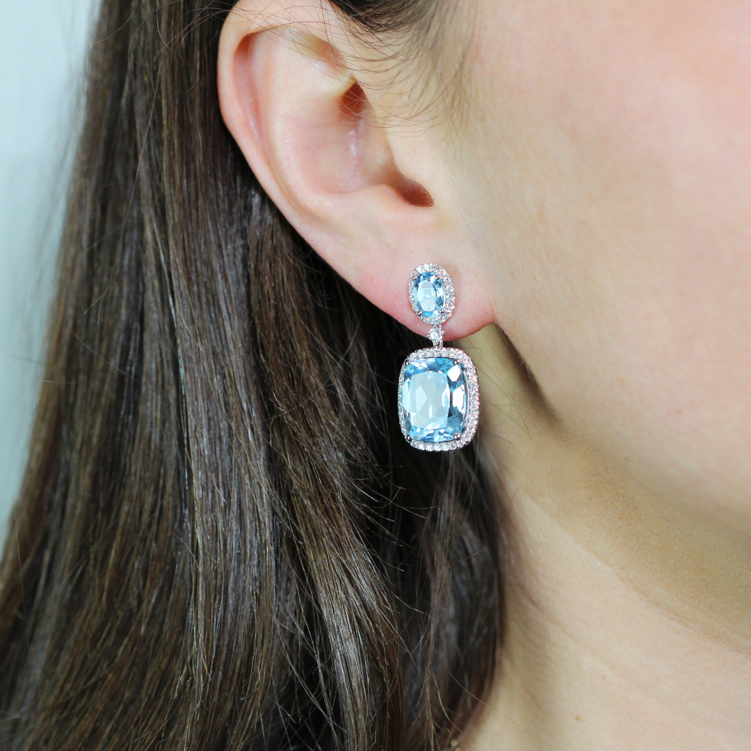 Topaz 2025 drop earrings