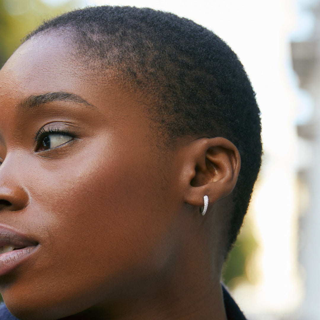 Kiki Hoops Diamond Tapered