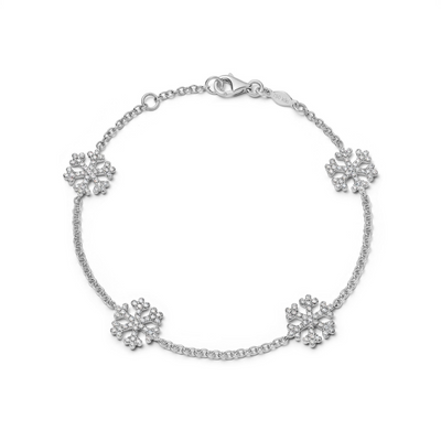 Snowflake Diamond Multi Bracelet