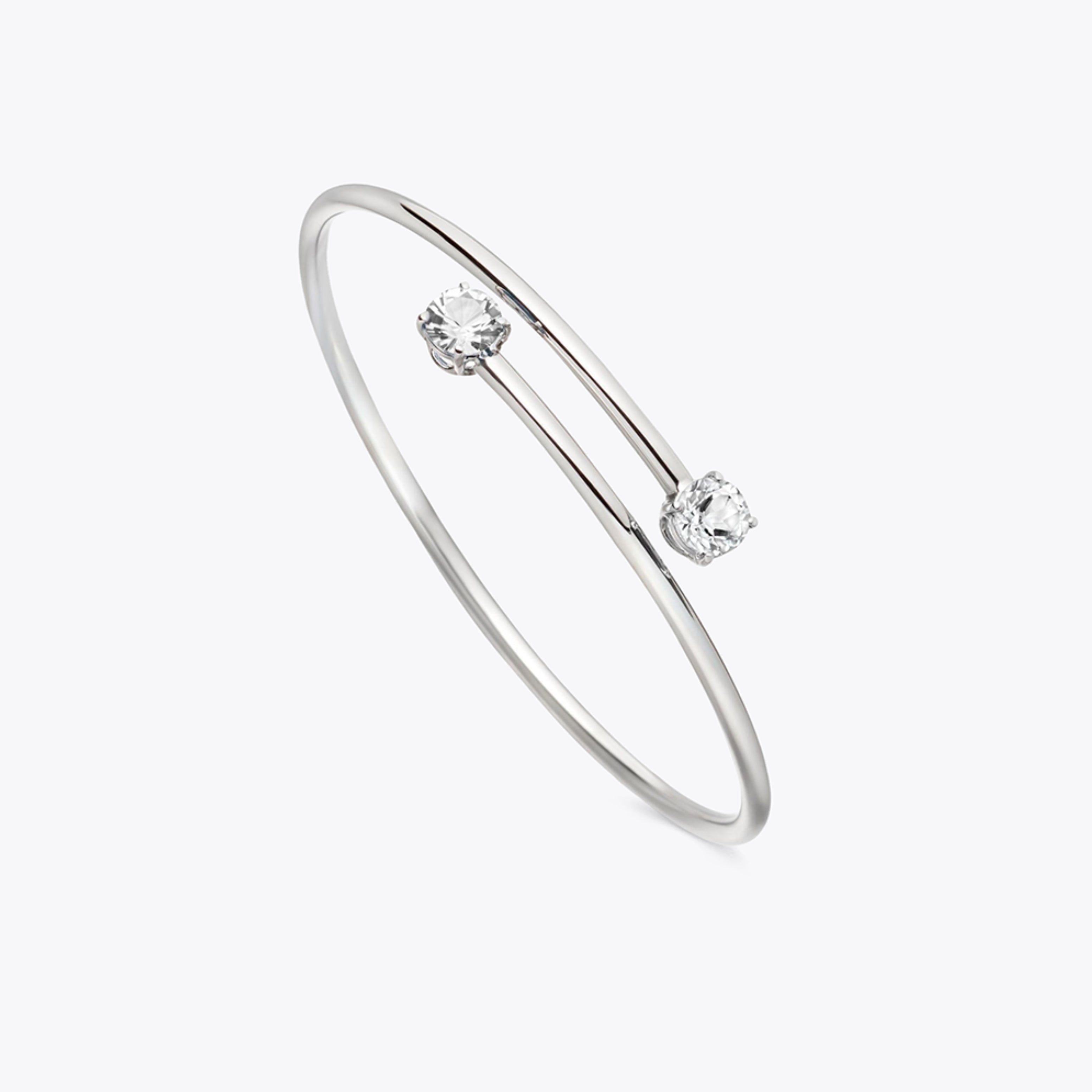 Kiki Classics White Topaz Bangle
