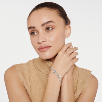 Kiki Classics White Topaz Bangle