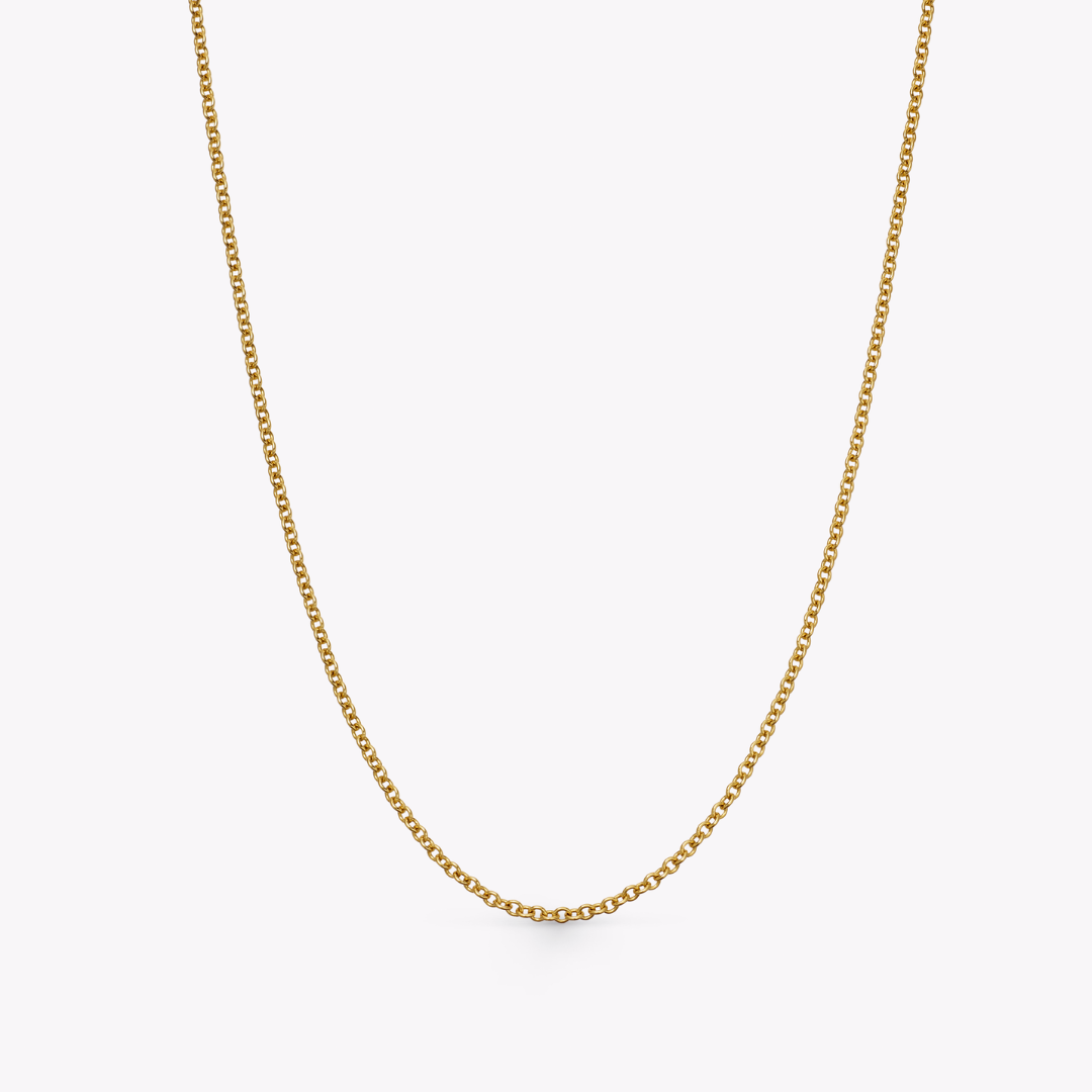 18ct Yellow Gold 18"/17"/16" Trace Chain
