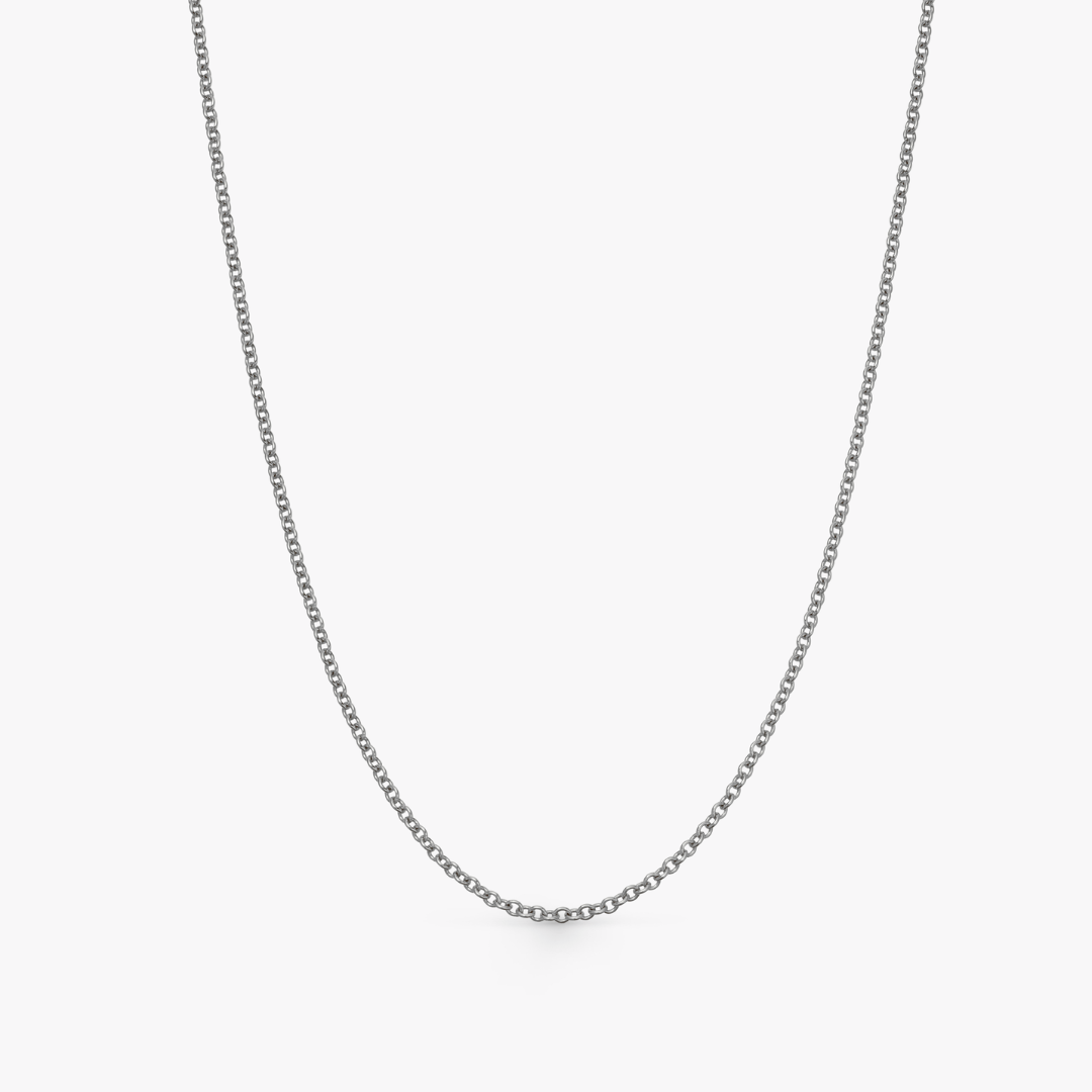 18ct White Gold 18"/17"/16" Trace Chain