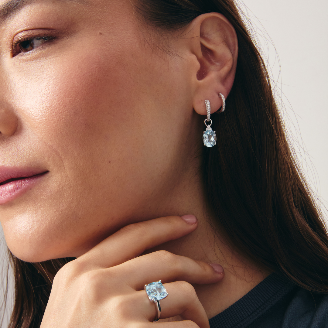 Kiki Hoops Diamond Tapered