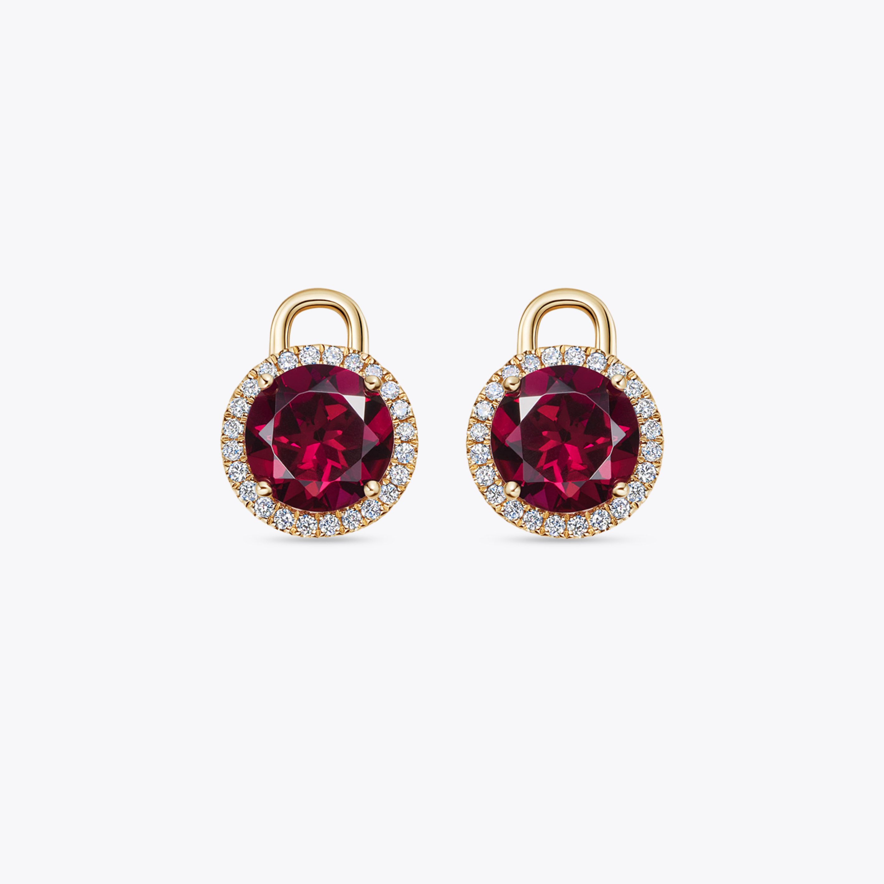 Special Edition Grace Rhodolite Garnet & Diamond Mini Detachable Drops