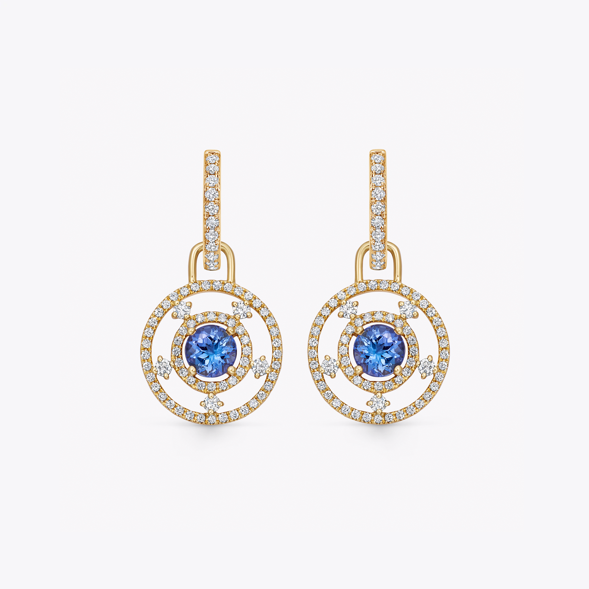 Apollo Tanzanite and Diamond Detachable Drops