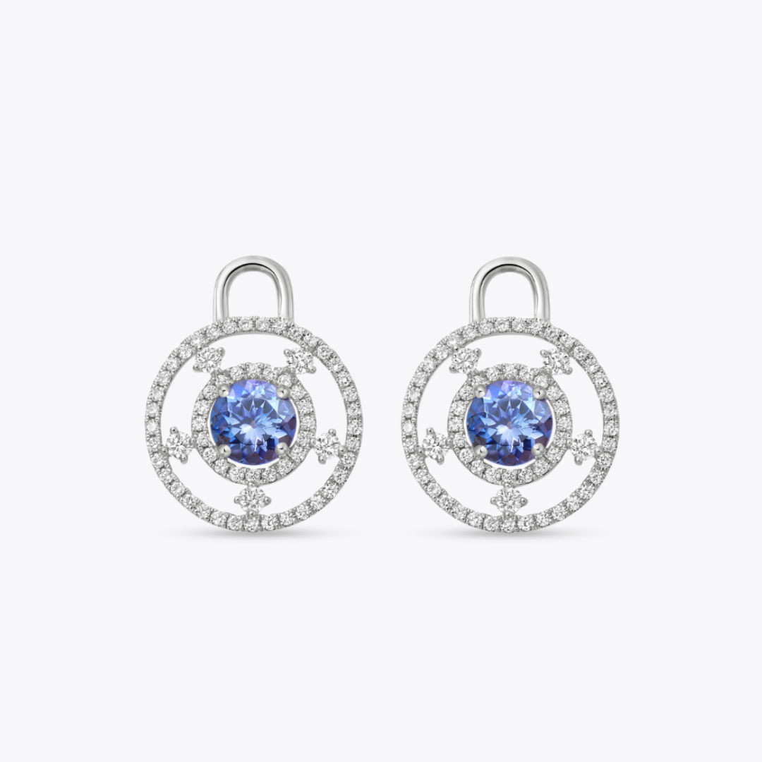 Apollo Tanzanite and Diamond Detachable Drops
