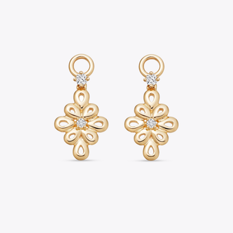 Special Editions Marquise Blue Tourmaline and Diamond Long Drop Earrings