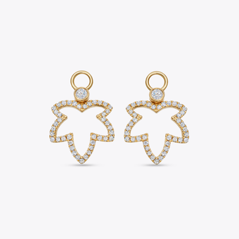 Grace Double Amethyst and Diamond Earrings