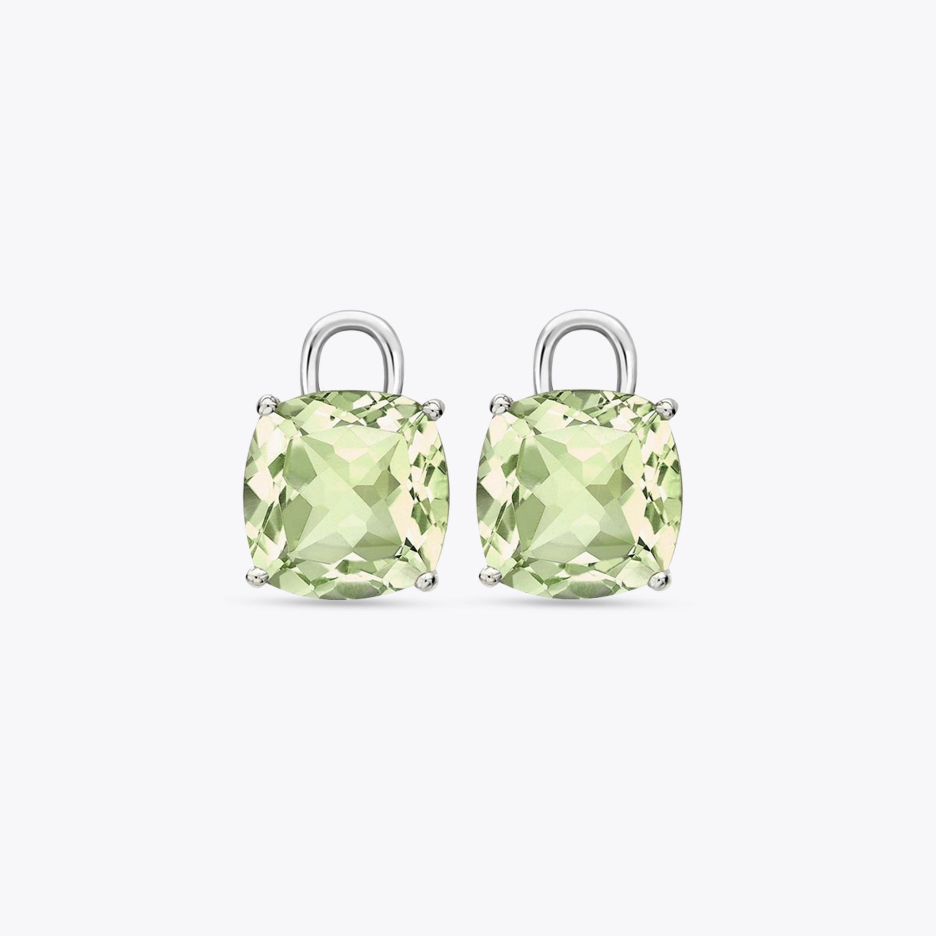 Cushion Amethyst Detachable Drops