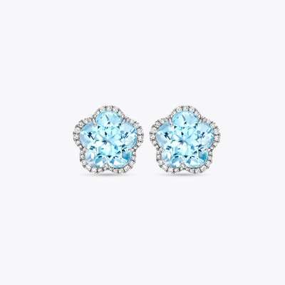 Florence Citrine Flower Earrings
