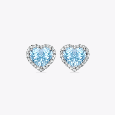 Special Editions Aquamarine and Diamond Daisy Ring