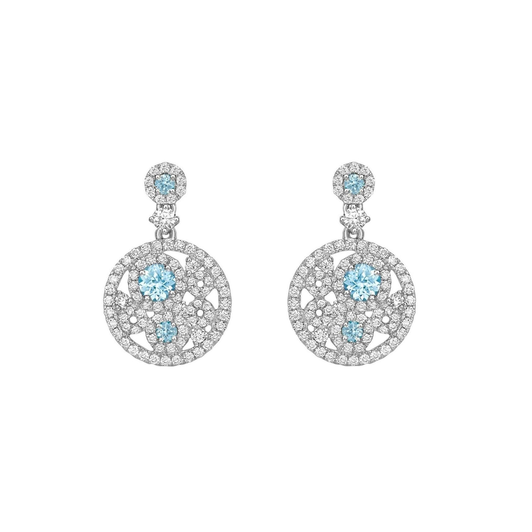 Tiffany blue topaz earrings sale
